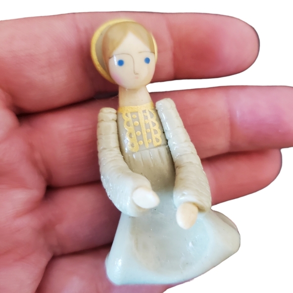 Miniature  Christmas Nativity Set Vintage Handmade - Picture 4 of 15